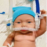 Size 0 , Hudson Type Infant Bonnet