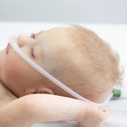 Size - 5 , Nasal Ram Cannula, Teal Blue ( > 6000 gms )
